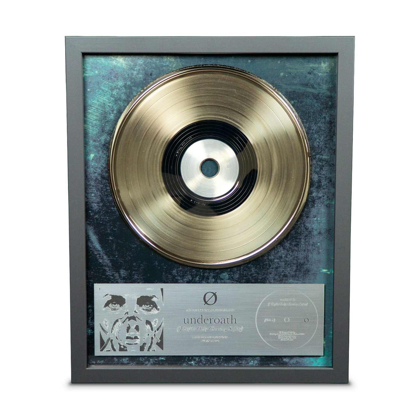 They're Only Chasing Safety Vinyl Pressing Plaque (Side A)